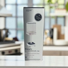 Toothbrush Holders for Bathrooms Covered Toothbrush Stand Toothpaste