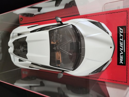 LAMBORGHINI REVUELTO 1/18 BIANCO SIDERALE MATT MR COLLECTION MODELS LAMBO058C - Imagen 3 de 11