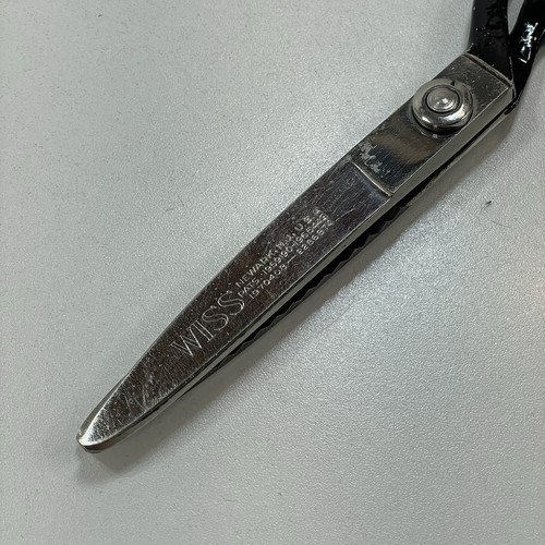 Vintage WISS Scalloping Shears Scissors Model SN7 Newark NJ USA - Picture 5 of 11