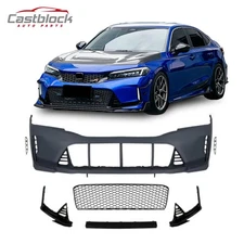 For 2022-2025 Honda Civic FE1 Upgrade To Type R Style Front Bumper Body Kit