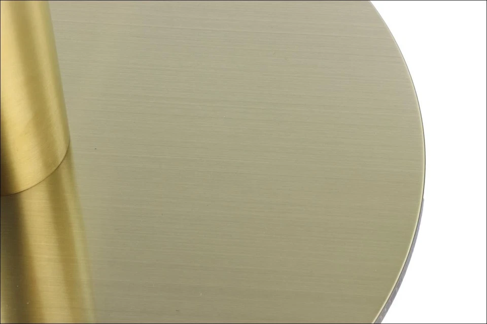 Pied de table pour bureau, hôtel, restaurant, acier inoxydable SH-3001-5/G, doré - Photo 3/4