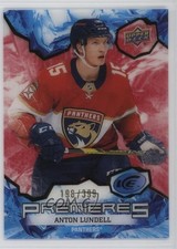 2021-22 Upper Deck Ice Ice Premieres Red 198/399 Anton Lundell #230 vs3