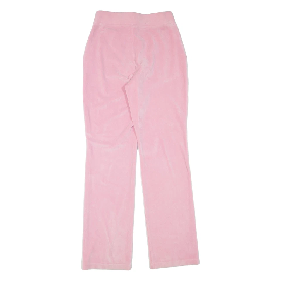 JUICY COUTURE Pantalones De Chándal Para Mujeres Rosa Rectos XS W24 L31 - Imagen 3 de 4