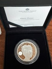 2022 Royal Mint Harry Potter 25 Years of Magic Two Ounce 2oz Silver Proof Coin