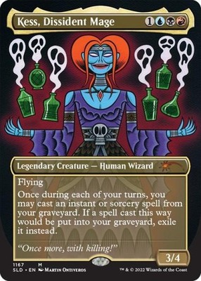 MTG English Kess, Dissident Mage NM Foil Secret Lair