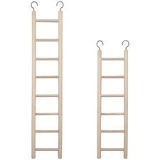 Wooden Bird Cage Climbing Ladders 2pcs 6 8 Step Toys for Parakeets, Parrots
