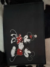 Disney Mickey & Minnie Mouse Print Black Wristlet by BioWorld