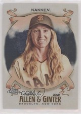 2021 Topps Allen & Ginter Chrome Alyssa Nakken #285 0g0l