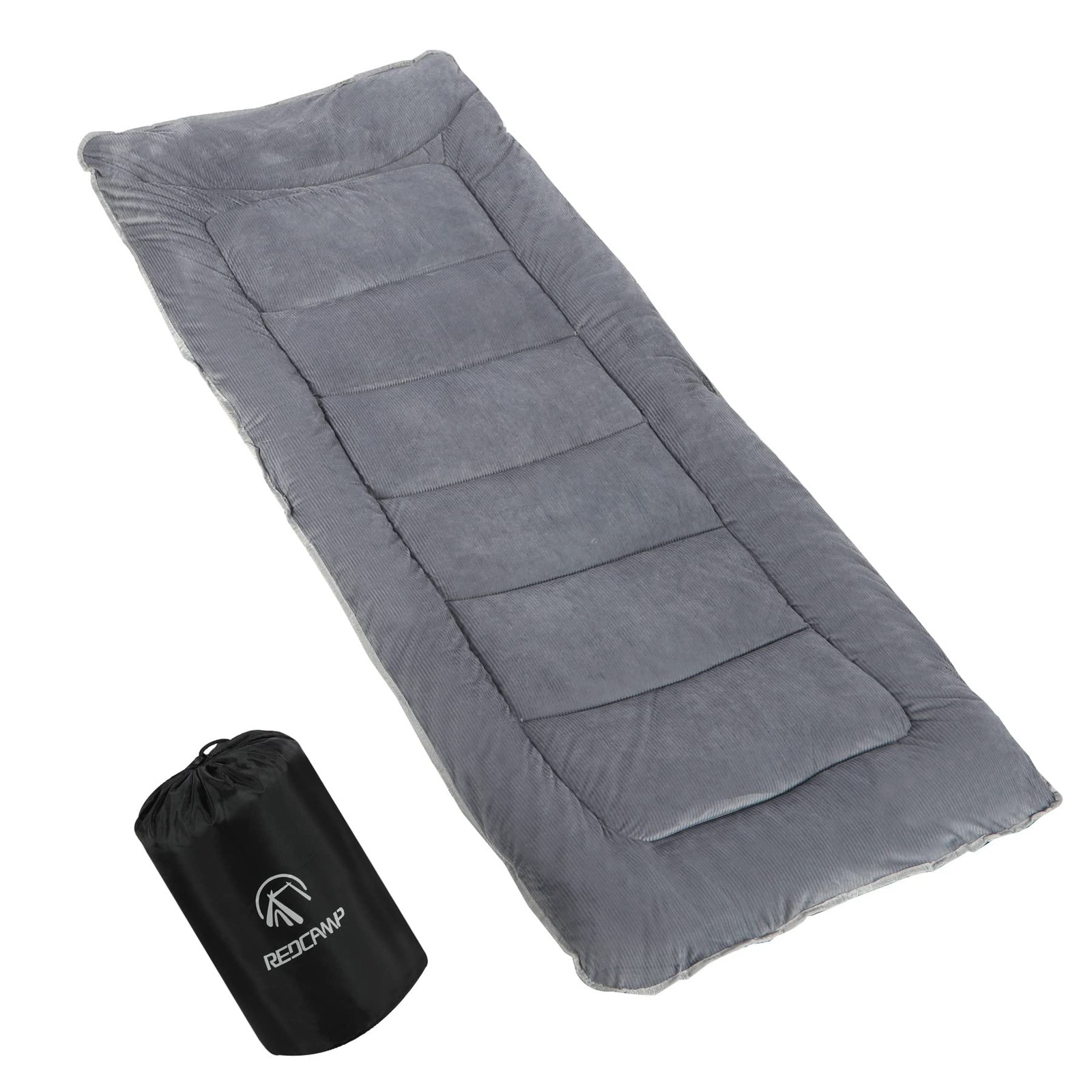 Colchón REDCAMP XL para cama de campamento, colchón de camping grueso de algodón suave cómodo