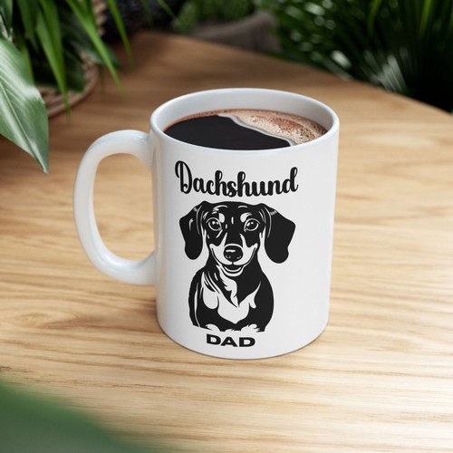 Dachshund Dad Lover Gift Mug – Funny Dog Dad Coffee Gift - Bild 7 von 10
