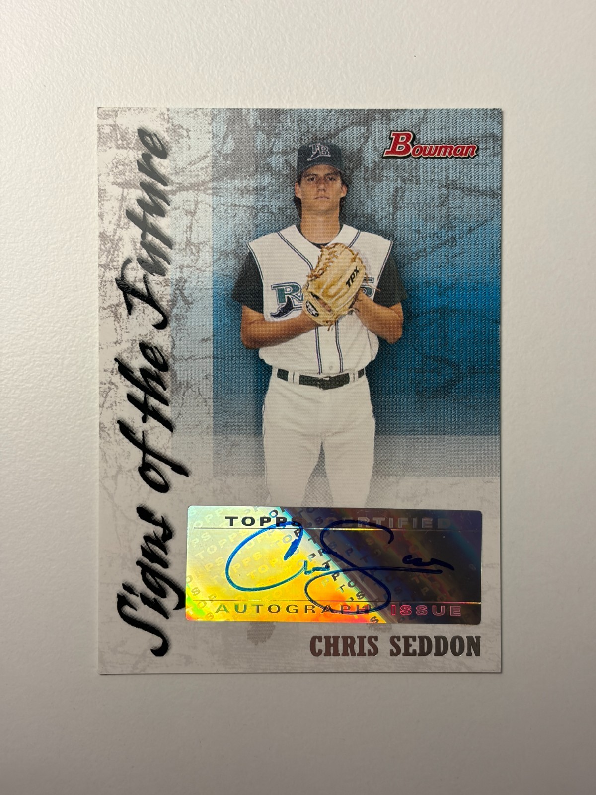 2007 Bowman Signs of the Future - Chris Seddon Auto #SOF-CJS 