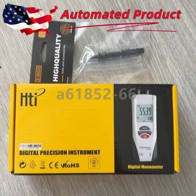 1PC HT-1890 Digital ManometerDual Port Air Pressure Gauge HVAC Gas Teste Meter