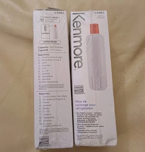 Kenmore 9082 Refrigerator Water Filter Replacement Sealed Original Package 2 Pk