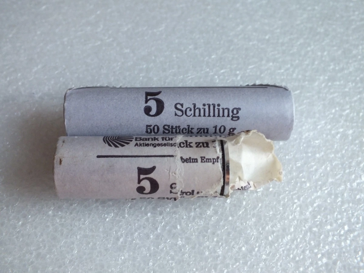 Münzen Österreich - 5 Schilling - 50 + 25  Stück zu 10 Groschen - MG 47