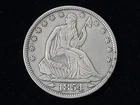 1854 Arrows Liberty Seated Silver Half Dollar Very Fine+ 20427