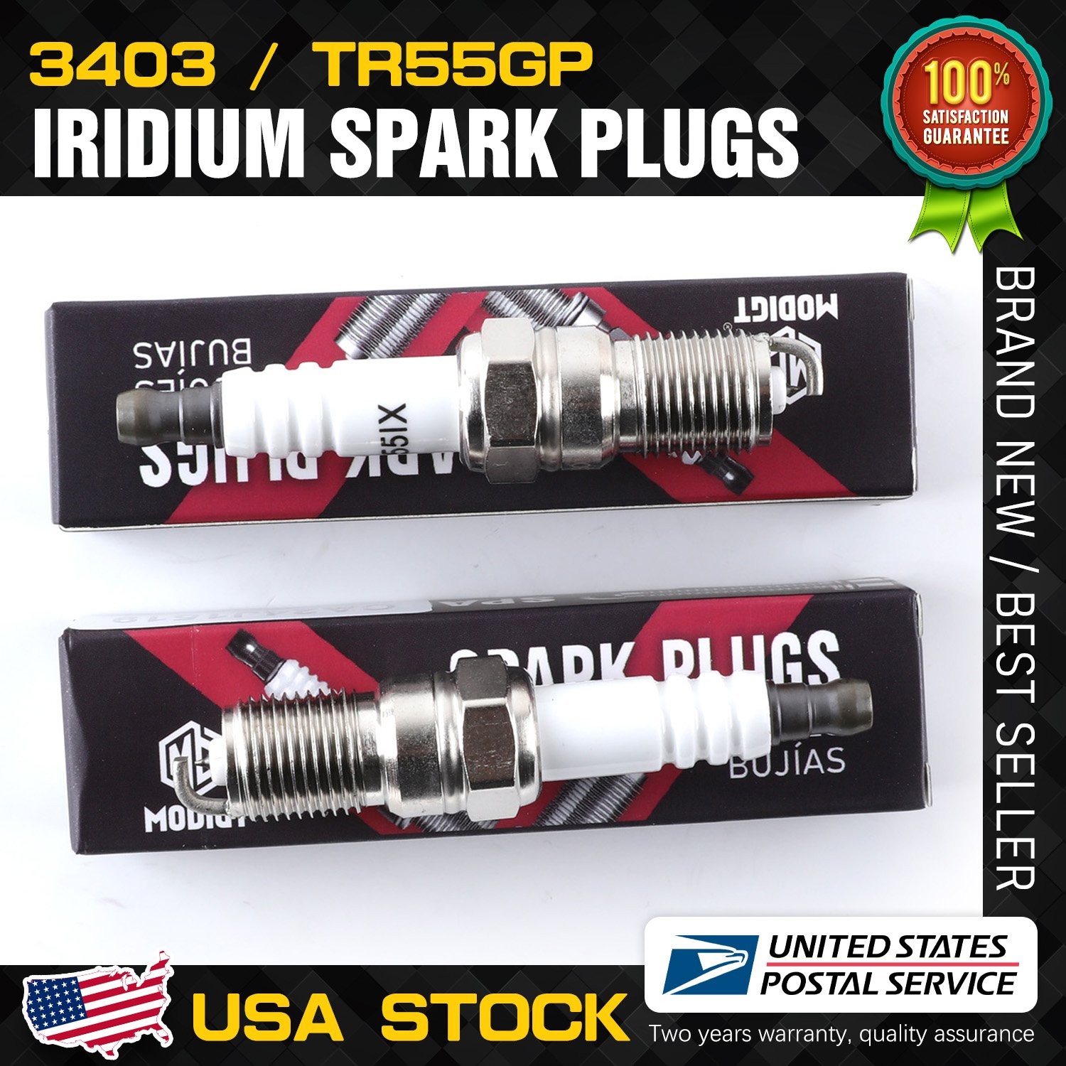 6pcs Fit NGK 3403 TR55GP Spark Plug Tune Up Kit Set OEM Quality For Ford 6.8L