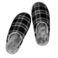 Riemot Womens Mens Memory Foam Slippers Comfortable Anti Slip Warm Fluffy