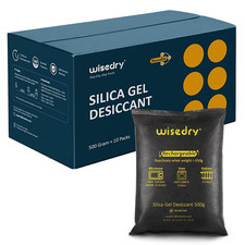 10 Pack 500g Rechargeable Silica Gel Moisture Absorber Bags Reusable