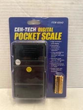 Cen-Tech Digital Pocket Scale, #93543 (Weighs Up to 17.64 Oz) New w Batteries
