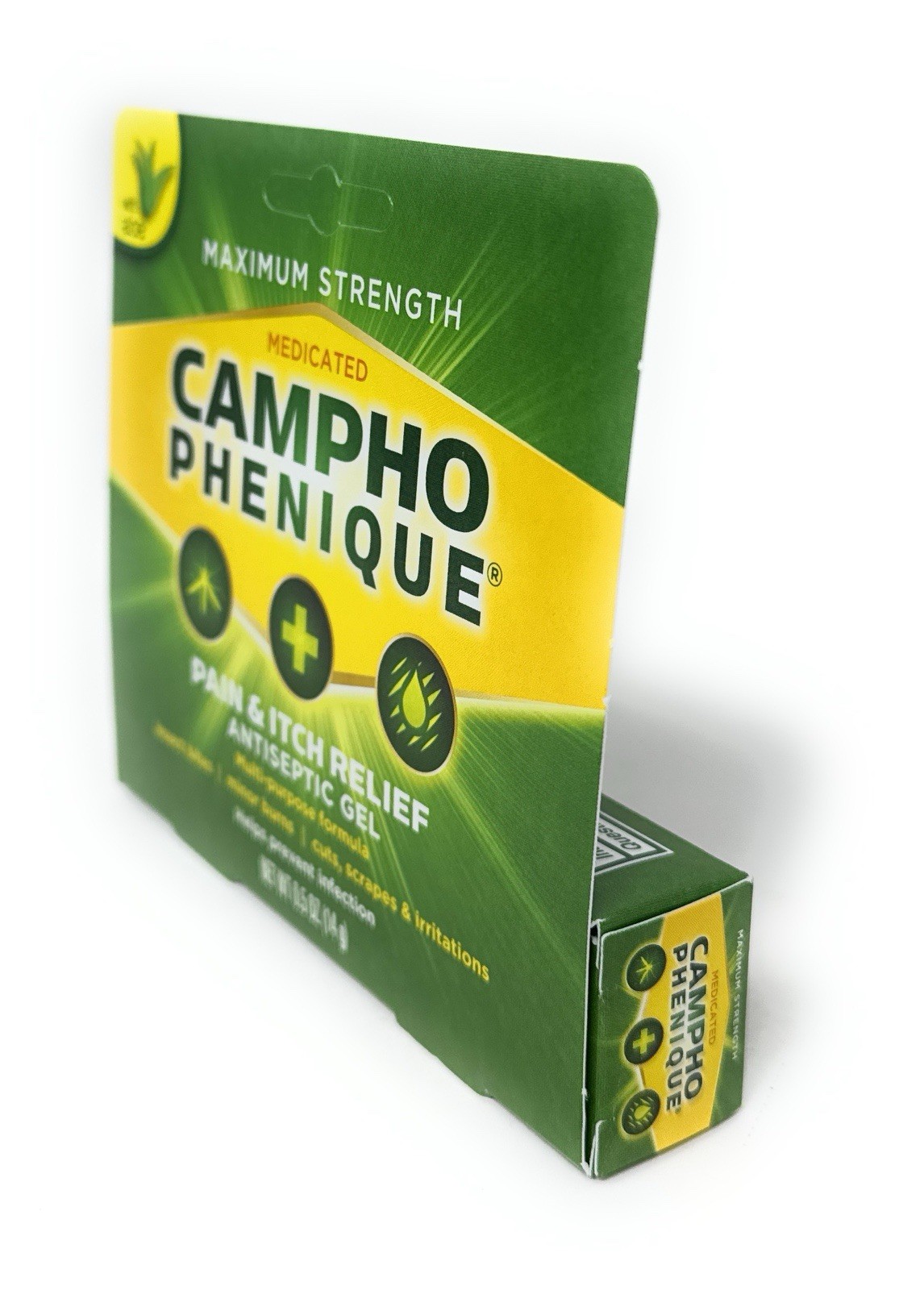 Campho Phenique Maximum Strength Antiseptic Gel, 0.5 oz Anti-Itch 05/2026