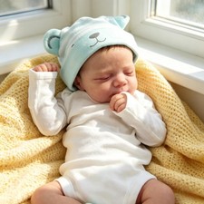 18'' Realistic Reborn Baby Dolls Boy Doll Newborn Doll Full Body Vinyl Silicone
