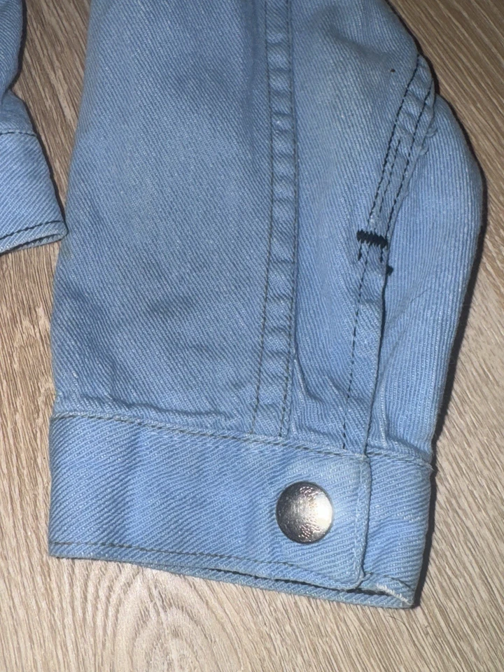 Chaqueta vaquera vintage años 50 Wrangler Blue Bell ribete sanforizado 1950 cuchillo plisado Foto 2 de 4