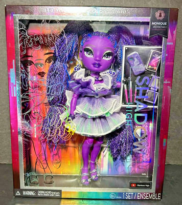 Rainbow High Shadow High Monique Verbena - Purple Fashion Doll. Fashionable