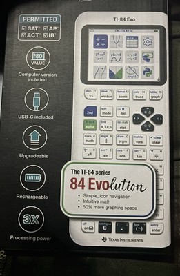 Texas Instruments TI-84 Evo Graphing Calculator Brand New  