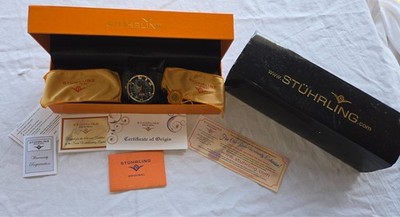 Unworn Stührling Original Midnight Falcon 220M LE #104/250 Needs Battery