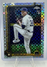 Chad Patrick 2025 Topps Chrome Update Series - X-Fractor Rookie Card# USC90