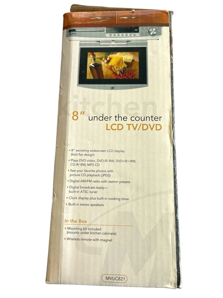 Memorex MVUC821 / 8 " Kitchen Under Counter LCD TV/DVD - Image 4 of 4