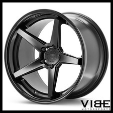 20 Ferrada Fr3 Black Concave Wheels Rims Fits Ford Mustang Gt Gt500 20 Ferrada Fr3 Black Concave Wheels Rims Fits Ford Mustang Gt Gt500