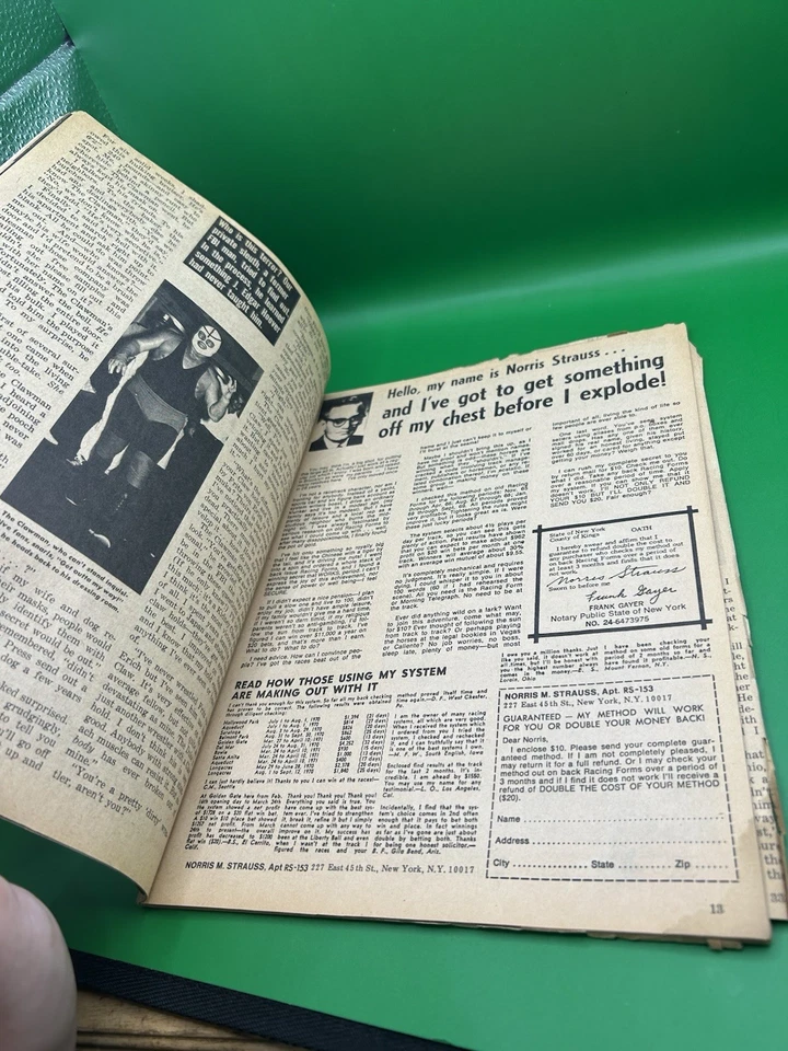 Revista anual oficial de lucha libre 1973 WEINGEROFF WWWF NWA AWA Kangaroos Revue Foto 4 de 4