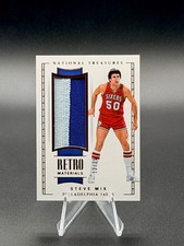 STEVE MIX 2017-18 National Treasures Retro Material Game-Worn Patch Bronze 12/25