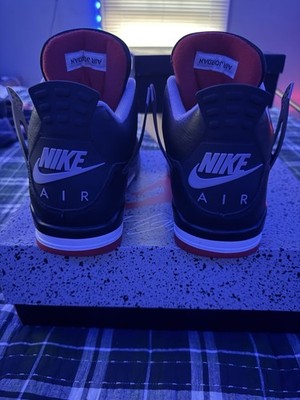 Jordan Air Jordan 4 Retro Bred Reimagined 2024 Black Red White FV5029-006 Men's