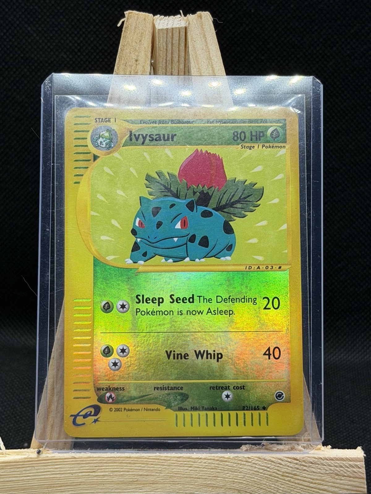 Pokemon TCG Ivysaur 82/165 Reverse Holo Expedition 2001 Base Set WOTC- LP/ MP