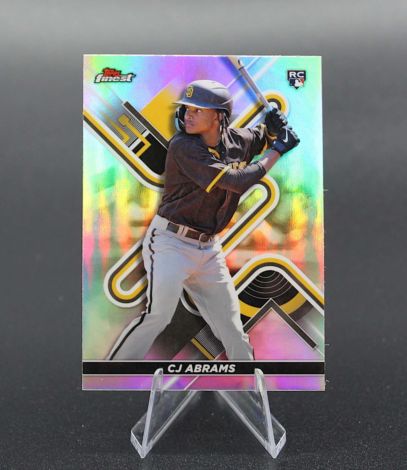 2022 Topps Finest Refractor #39 CJ Abrams RC Rookie