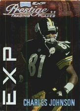 1999 Playoff Prestige EXP Reflections Silver #58 Charles Johnson /3250 - FB