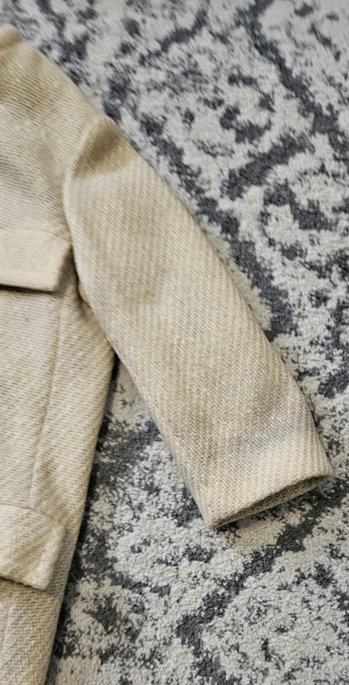 Vintage 1950s 1960s Tan Higbee Compant Winter Coat Bracelet Length Sleeves - Image 3 of 4