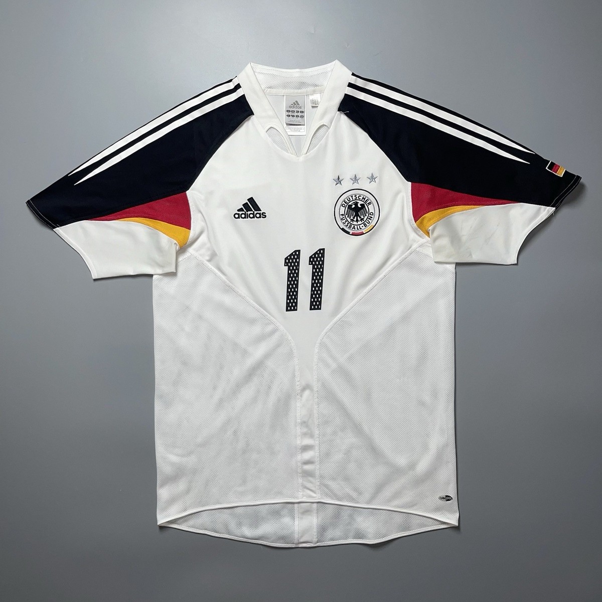 GERMANY ADIDAS 2004 EURO FOOTBALL SOCCER HOME JERSEY #11 KLOSE