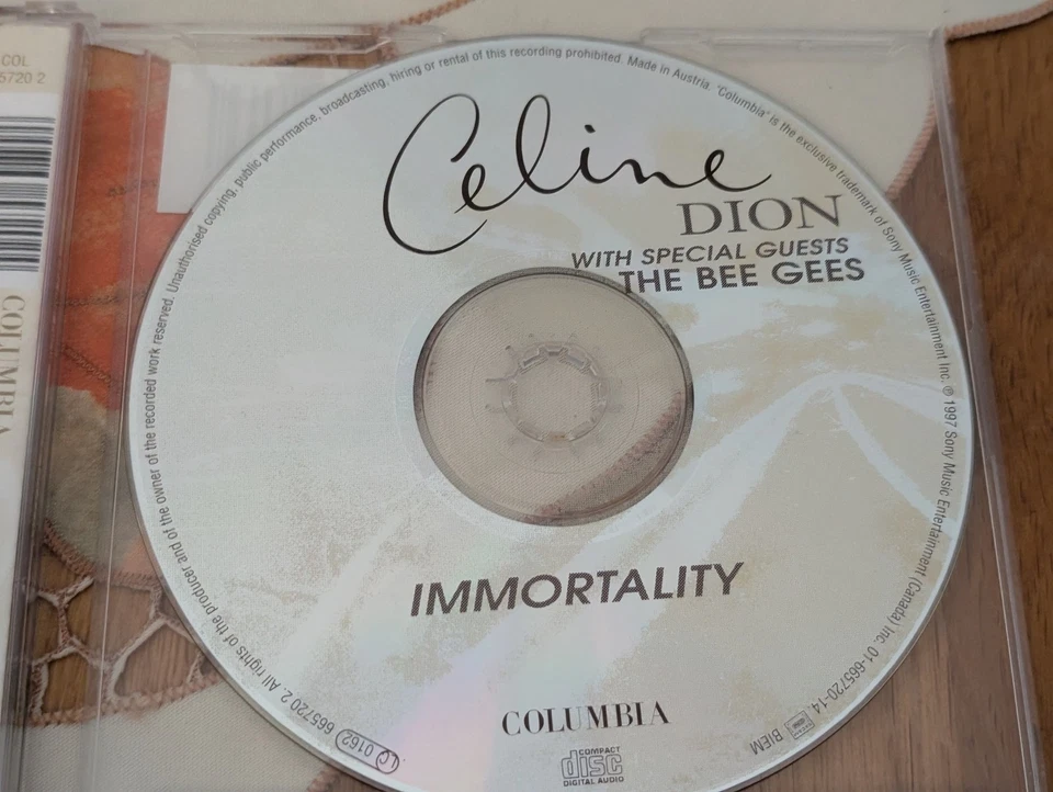 Celine Dion with Special Guests The Bee Gees - Immortality - 1997 - 4 Tracks - Bild 3 von 4