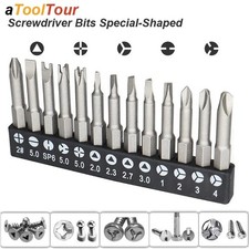 13tlg Spezial Schraubendreher Set U Y Form Dreieck Schraubenkopf Bits Werkzeug