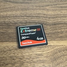 4gb Sandisk Extreme III Compact flash memory CF I DSLR CF Nikon Canon Camera