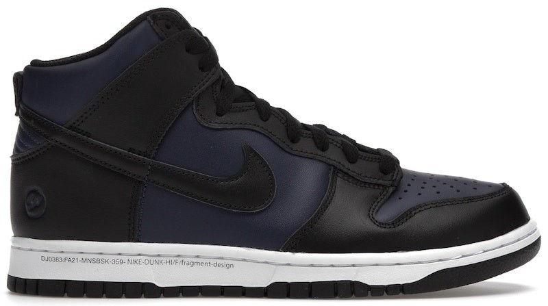 dunk high black fragment
