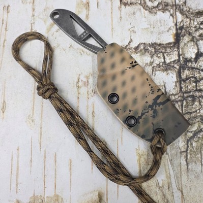 HAND MADE KYDEX SHEATH for BRADFORD G-NECKER ELMAX,  NECK CARRY, BRAD323