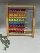 Wooden Colorful Two-Ty Fruity! Abacus educational toy For Toddler 18+