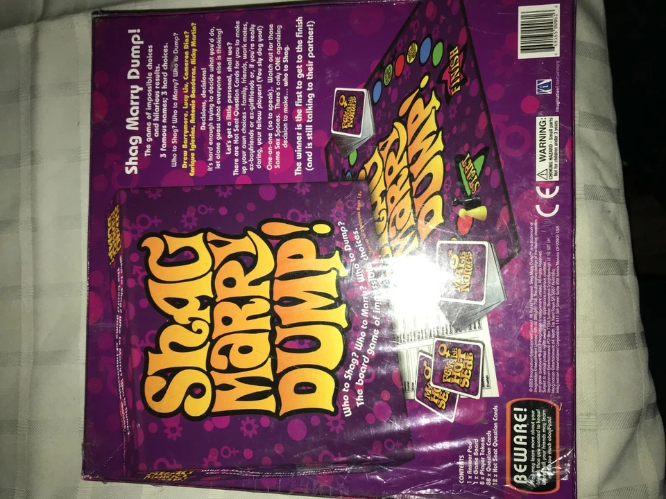 NEW Sealed 2003 IMAGINATION Adult Board Game SHAG MARRY DUMP! Girls Night 18+ - Image 4 of 4