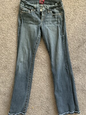 Torrid Denim Womens Size 12 Torrid Jeans Dark Wash BROKEN ZIPPER Straight  Leg