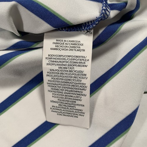 RLX Ralph Lauren Polo Shirt Mens XL X-Large Striped The Players Championship - Afbeelding 4 van 8
