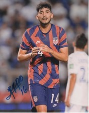 Team USA USMNT Ricardo Pepi Autographed Signed 8x10 MLS Photo COA #3